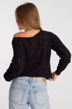 AERO Pointelle Knit Off-Shoulder Sweater thumbnail 4