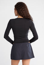 AERO Long Sleeve Lace Trim Top thumbnail 4