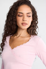 AERO Long Sleeve Lace Trim Top thumbnail 10
