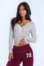 AERO Long Sleeve Henley Top thumbnail 5