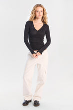 AERO Long Sleeve V-Neck Ballet Top thumbnail 5