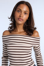 AERO Fold-Over Long Sleeve Off-Shoulder Top thumbnail 7