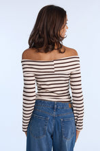 AERO Fold-Over Long Sleeve Off-Shoulder Top thumbnail 8