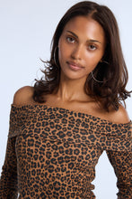 AERO Fold-Over Long Sleeve Off-Shoulder Top thumbnail 10