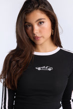 AERO Long Sleeve Crew Neck Baby Tee thumbnail 3