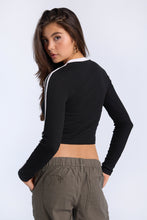 AERO Long Sleeve Crew Neck Baby Tee thumbnail 4