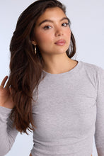 AERO Long Sleeve Crew Neck Baby Tee thumbnail 7
