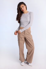 AERO Long Sleeve Crew Neck Baby Tee thumbnail 9