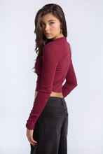 AERO Long Sleeve Crew Neck Baby Tee thumbnail 21