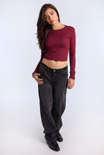 AERO Long Sleeve Crew Neck Baby Tee thumbnail 22