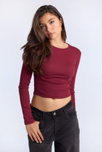 AERO Long Sleeve Crew Neck Baby Tee thumbnail 19