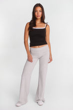 AERO Foldover Wide Leg Jersey Leggings thumbnail 12