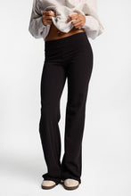 AERO Jersey Foldover Wide Leg Leggings thumbnail 2