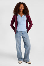 AERO Zip-Up Slouchy Sweater Hoodie thumbnail 8