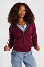 AERO Zip-Up Slouchy Sweater Hoodie thumbnail 5