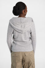 Cable Knit Button-Up Hooded Cardigan thumbnail 3