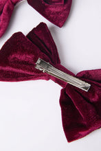 AERO Velvet Bow Hair Clips 2-Pack thumbnail 2