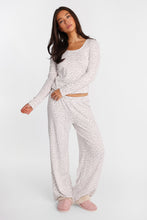 AERO Pointelle Knit Long Sleeve Pajama Top thumbnail 5