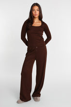 AERO Pointelle Knit Long Sleeve Pajama Top thumbnail 9