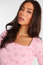 AERO Pointelle Knit Long Sleeve Pajama Top thumbnail 14