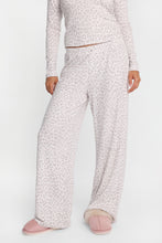 AERO Pointelle Knit Wide Leg Pajama Pants thumbnail 2