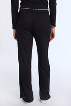 AERO Pointelle Knit Wide Leg Pajama Pants thumbnail 8