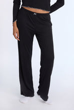 AERO Pointelle Knit Wide Leg Pajama Pants thumbnail 6