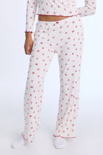 AERO Pointelle Knit Wide Leg Pajama Pants thumbnail 14