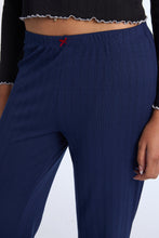 AERO Pointelle Knit Wide Leg Pajama Pants thumbnail 19