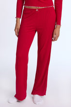 AERO Pointelle Knit Wide Leg Pajama Pants thumbnail 22