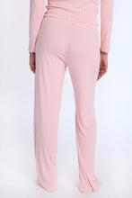 AERO Pointelle Knit Wide Leg Pajama Pants thumbnail 4