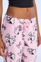 Peanuts Snoopy Bow Plush Pajama Pants thumbnail 2