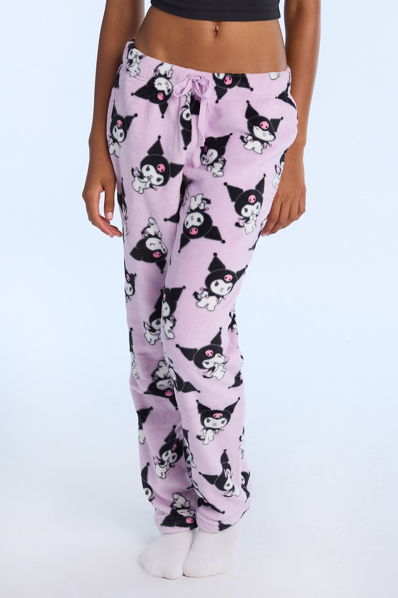 Kuromi Plush Pajama Pants – Bluenotes - Main Image