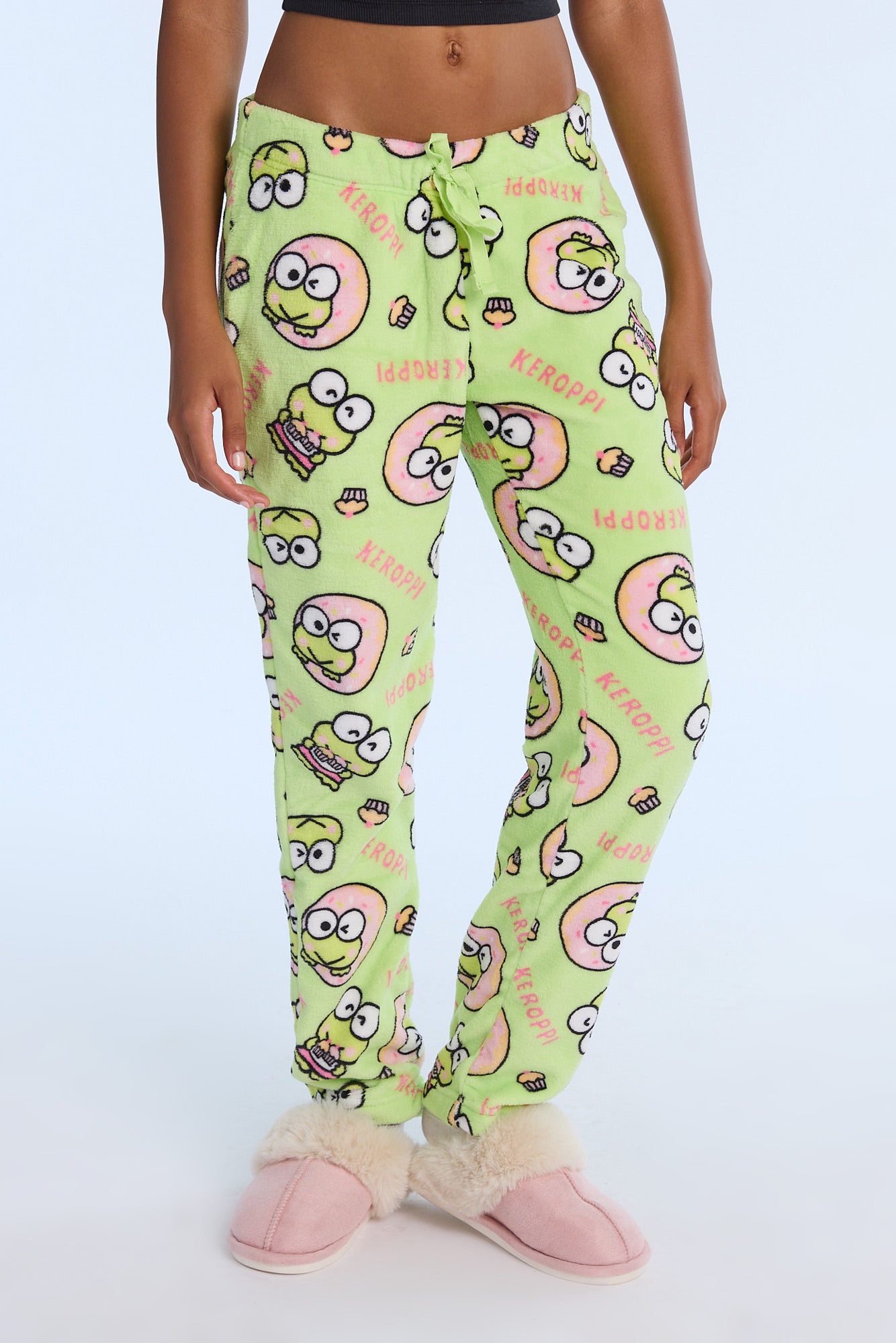Keroppi Plush Pajama Pants - Main Image