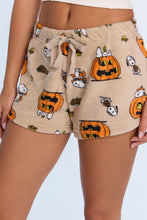 Peanuts Snoopy Pumpkins Plush Pajama Shorts thumbnail 2