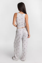 Hello Kitty Super Soft Pajama Tank Top & Wide Leg Pants 2-Piece Set thumbnail 2