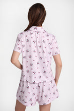 Peanuts Snoopy Bow Super Soft Pajama Dad Shirt & Shorts 2-Piece Set thumbnail 3