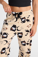 Hello Kitty Black Cat & Crescent Moon Plush Pajama Pants thumbnail 2