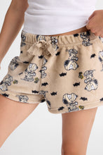 Peanuts Snoopy Mummy Plush Pajama Shorts thumbnail 2