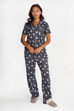 Peanuts Snoopy Vampire Graphic Super Soft Pajama Dad Shirt & Pants 2-Piece Set thumbnail 1