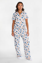 Cookie Monster Halloween Graphic Super Soft Pajama Dad Shirt & Pants 2-Piece Set thumbnail 1