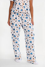 Cookie Monster Halloween Graphic Super Soft Pajama Dad Shirt & Pants 2-Piece Set thumbnail 4