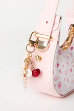 Mini sac hobo zippé à breloques cerises thumbnail 2