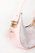 Mini sac hobo zippé à breloques gemmes thumbnail 2