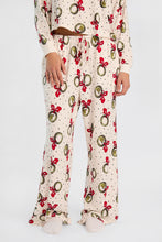 The Grinch Holiday Super Soft Pajama Long Sleeve Top & Wide Leg Pants 2-Piece Set thumbnail 3