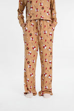 Peanuts Snoopy Holiday Bow Super Soft Pajama Long Sleeve Top & Wide Leg Pants 2-Piece Set thumbnail 3