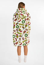 The Grinch Holiday Print Oversized Blanket Hoodie thumbnail 3