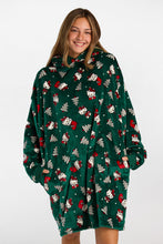 Hello Kitty Holiday Print Oversized Blanket Hoodie thumbnail 1