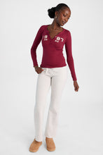 AERO 1987 Graphic Long Sleeve Henley Top thumbnail 4