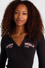 Aéropostale New York Graphic Long Sleeve Henley Top thumbnail 2